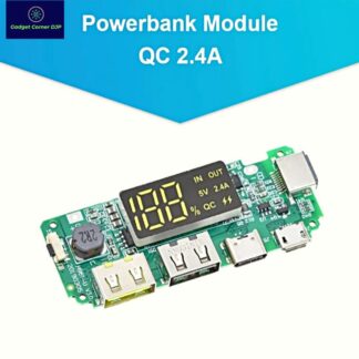 LED Dual USB 5V 2.4A Micro/Type-C USB Mobile Power Bank 18650 Charging Module Lithium Battery Charger Board Circuit Protection