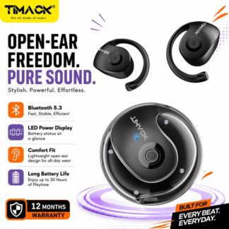 TIMACK® OPEN STEREO BT V4. OWS T2 CRYSTAL AVANT -GRADE FASHION—— TWS Bluetooth Earphone Wireless Earbuds Hook Sport Music Headphone IPX5 Waterproof Headset for Android IOS