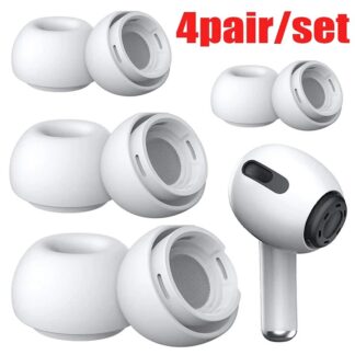 Replacement Eartips For AirPods Pro 1st 2nd generation 1-4Pair Ear Tips Buds Silicone Rubber Eartips Earbuds Cap Gel Accessories