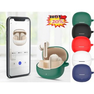 QCY MeloBuds Pro Only cover Premium Artificial Carrying cover Shockproof Earbuds Cover Box For Buds Soft Silicone Bluetooth Headphone Cover