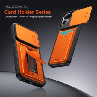 Phone case For Tecno Pova Curve 2 5G Back cover Features Card Slot Anti-Fingerprint Design Wallet Function Lens Cap and 3D Bracket for TecnoPova Curve 2 Cover cases