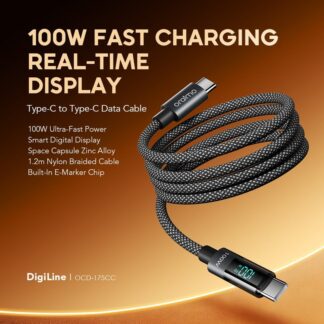oraimo DigiLine 100W Type-C to Type-C Data Cable