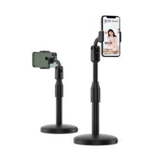 Adjustable Mobile Stand Holder for Desk | Strong Base Phone Holder for Online Class, Video Call & Gaming