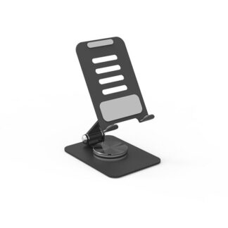 Foldable Metal Mobile Phone Stand – 360° Adjustable Desk Holder for iPhone, Samsung & All Smartphones