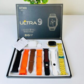 DT900 Ultra 9 Smart Watch (Strap 7+1 cover ) Smart Watch 2.06 inch Full HD Display Screen For Men & Women Whit Wireless Charger By Aura gadgets