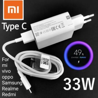 33W Fast Type-C Charger for Xiaomi, Vivo, Realme, Oppo, Samsung, Redmi, OnePlus, Inifinix, Motorola