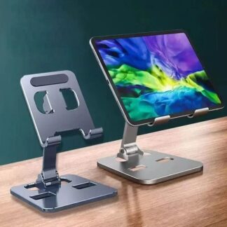 Aluminum Dock Mount Mobile Stand Adjustable Phone/Tablet Stand Phone Stand Metal Phone Holder For Tablet, Smartphone & iPad