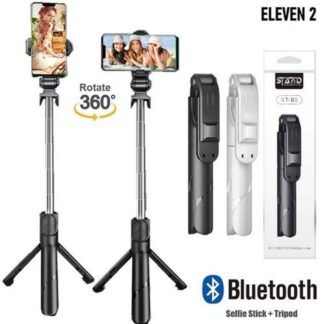 New XT02 70cm Stretchable Integrated Multi-function Selfie Stick Tripod Light Smartphone Support Mobile Phone Stand 360 Degree - Selfie Stick