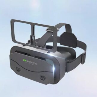VR Shinecon G13 New 3D Virtual Reality Headset with Adjustable Lens, HD Eye Protection, and Non-slip Silicone Pad – Compatible with 4.7-7 inch Smartphones